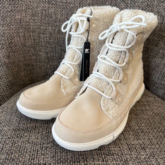 Sorel Explorer Next Joan Cozy & Waterproof Suede  Boots Size 10.5 NWT - Picture 1 of 10